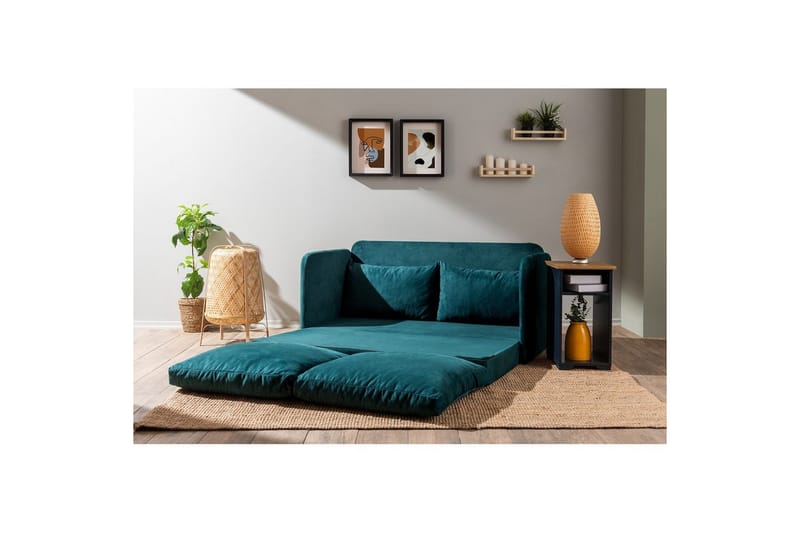Sufian Sovesofa 2-sits - Turkis - Møbler - Sofaer - Sovesofaer