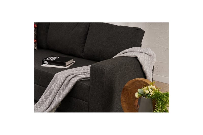 Sufian Sovesofa 3-sits - Antracit - Møbler - Sofaer - Sovesofaer