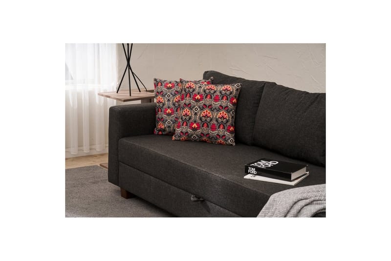 Sufian Sovesofa 3-sits - Antracit - Møbler - Sofaer - Sovesofaer