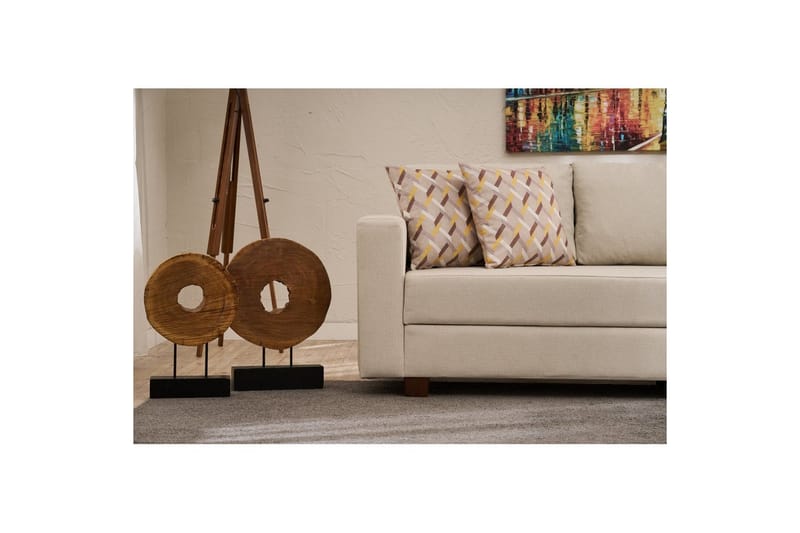 Sufian Sovesofa 3-sits - Cremevhid - Møbler - Sofaer - Sovesofaer