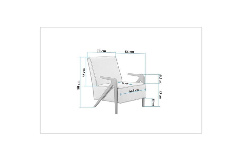 Sufian Sovesofa 3-sits - Mellemfarvet træ/Cremevhid - Møbler - Sofaer - Sovesofaer