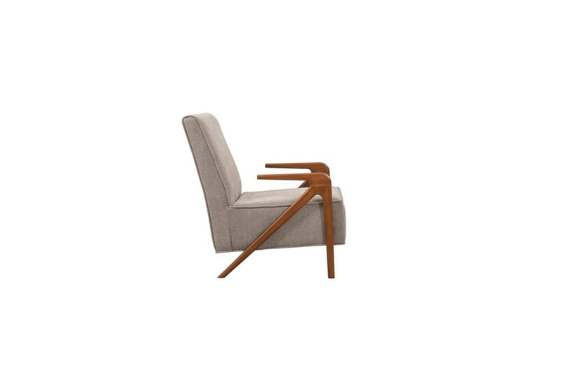 Sufian Sovesofa 3-sits - Mellemfarvet træ/Grå - Møbler - Sofaer - Sovesofaer