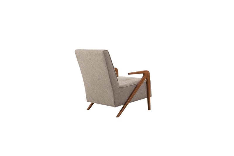 Sufian Sovesofa 3-sits - Mellemfarvet træ/Grå - Møbler - Sofaer - Sovesofaer