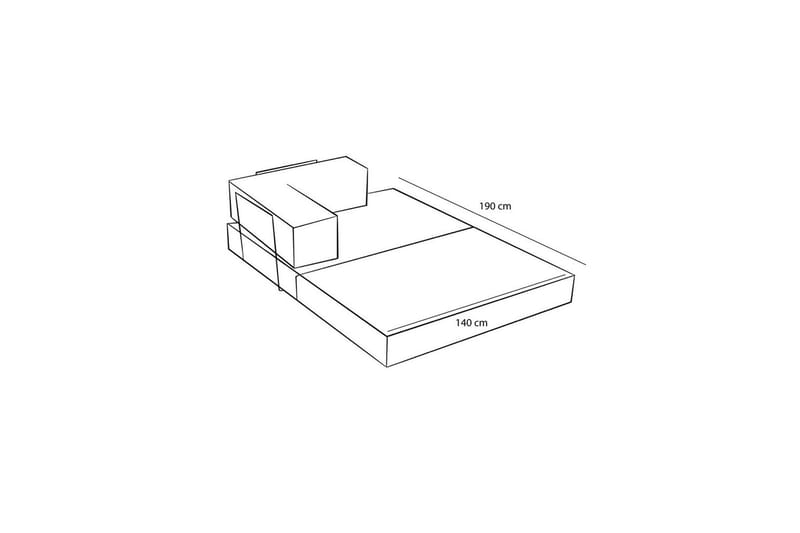 Sufian Sovesofa - Cremevhid - Møbler - Sofaer - Sovesofaer