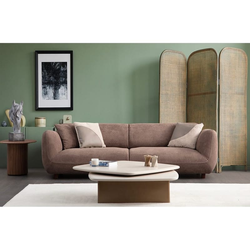 Talrosen 4-personers sofa - Brun - Møbler - Sofaer - 4 personers sofa