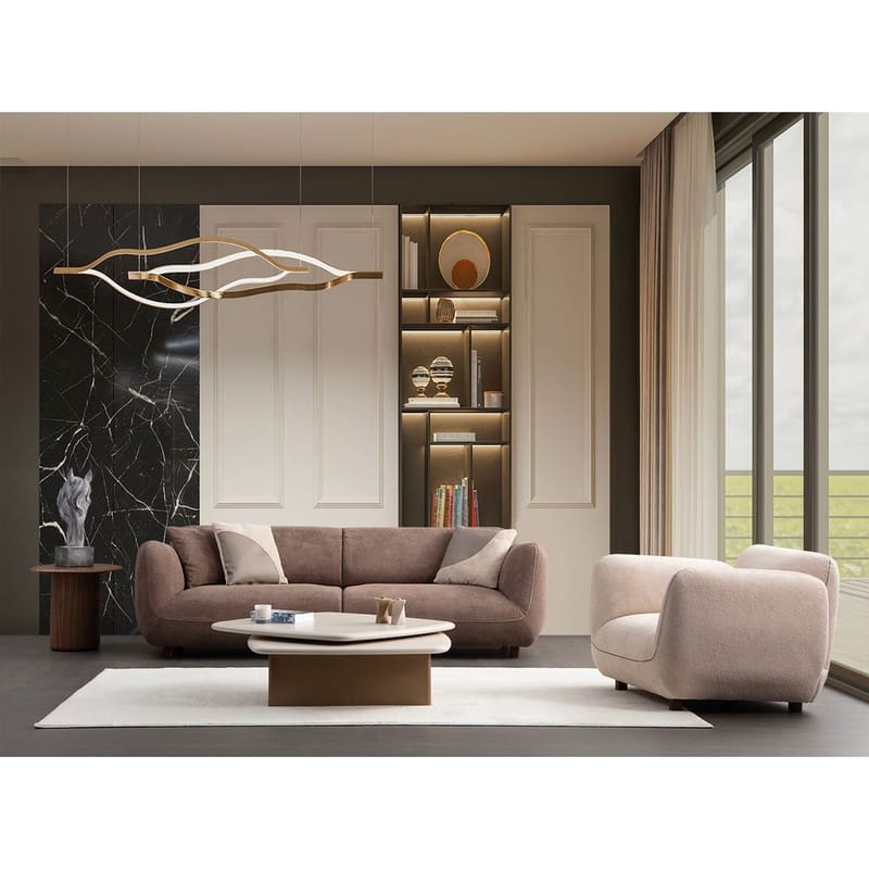 Talrosen 4-personers sofa - Brun - Møbler - Sofaer - 4 personers sofa