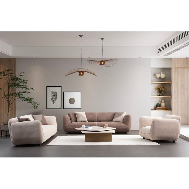 Talrosen 4-personers sofa - Cremehvid - Møbler - Sofaer - 4 personers sofa