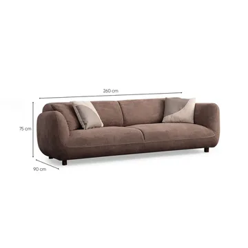 Talrosen 4-personers sofa - Brun - Møbler - Sofaer - 4 personers sofa