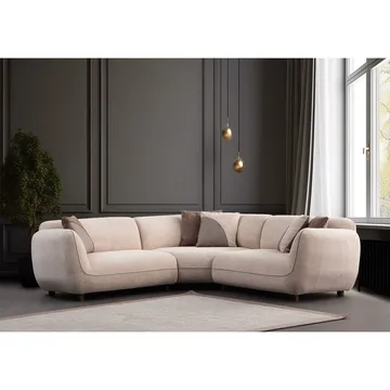 Talrosen 5-personers Hjørnesofa - Cremehvid - Møbler - Sofaer - Hjørnesofa
