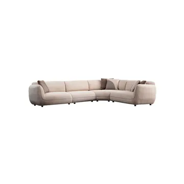 Talrosen 6-personers Hjørnesofa - Hvid - Møbler - Sofaer - Hjørnesofa