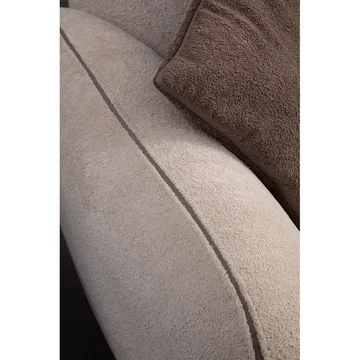 Talrosen 7-personers Hjørnesofa - Cremehvid - Møbler - Sofaer - Hjørnesofa