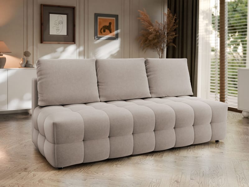 Talvar 3-personers sovesofa - beige - Møbler - Sofaer - Sovesofaer