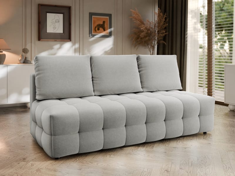 Talvar 3-personers sovesofa - grå - Møbler - Sofaer - Sovesofaer