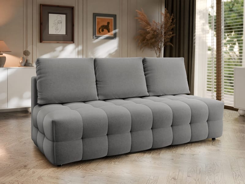 Talvar 3-personers sovesofa - grå - Møbler - Sofaer - Sovesofaer