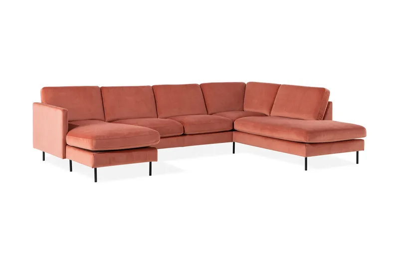 Theodin U-sofa med Diva Velour venstre - Møbler - Sofaer - U Sofa