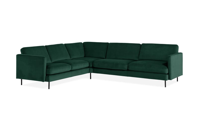 Theodine hjørnesofa Velour - Møbler - Sofaer - Hjørnesofa