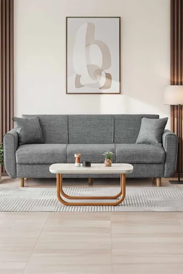 Torlan 3-personers sofa - Grå - Møbler - Sofaer - Sovesofaer