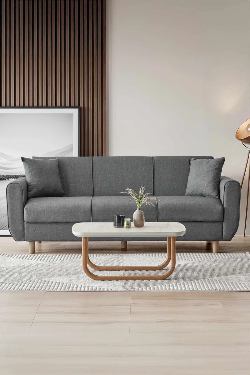 Torlan 3-personers sofa - Mørkegrå - Møbler - Sofaer - Sovesofaer