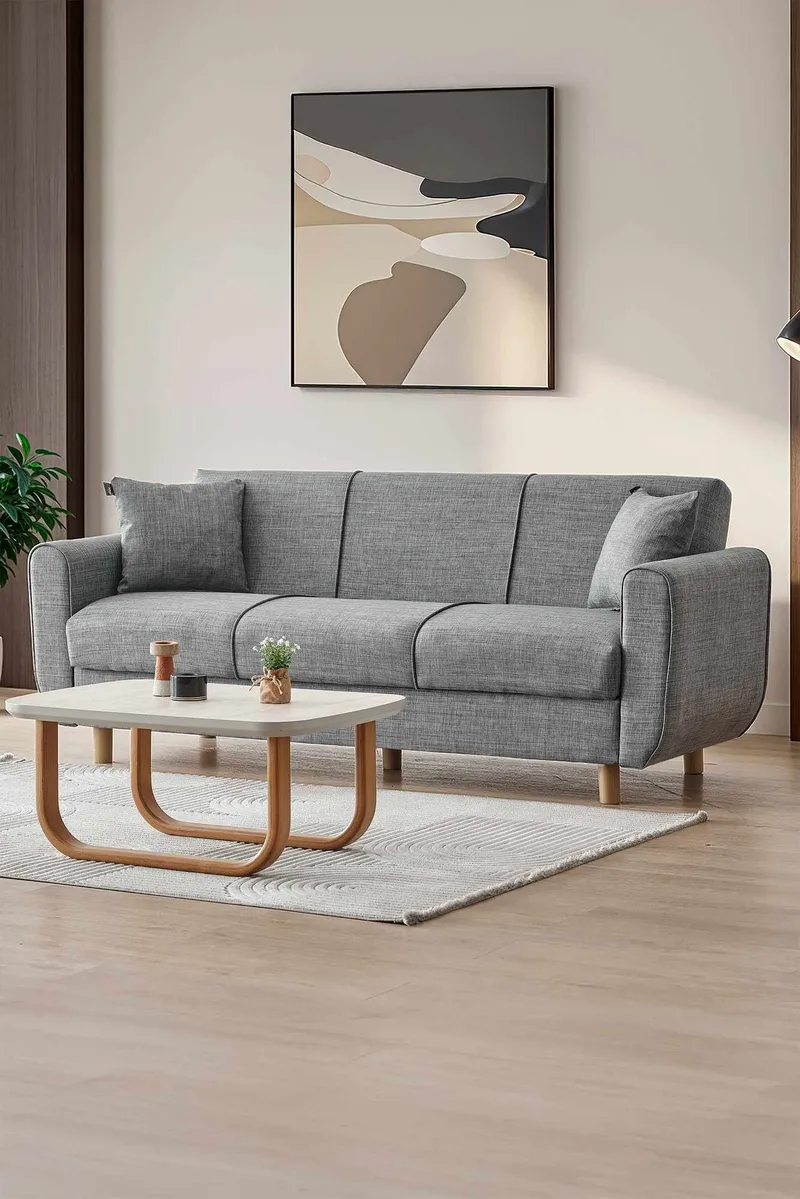 Torlan 3-personers sofa - Grå - Møbler - Sofaer - Sovesofaer
