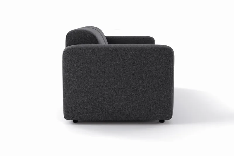 Torvasen 2-personers sofa i stof - Sort - Møbler - Sofaer - 2 personers sofa