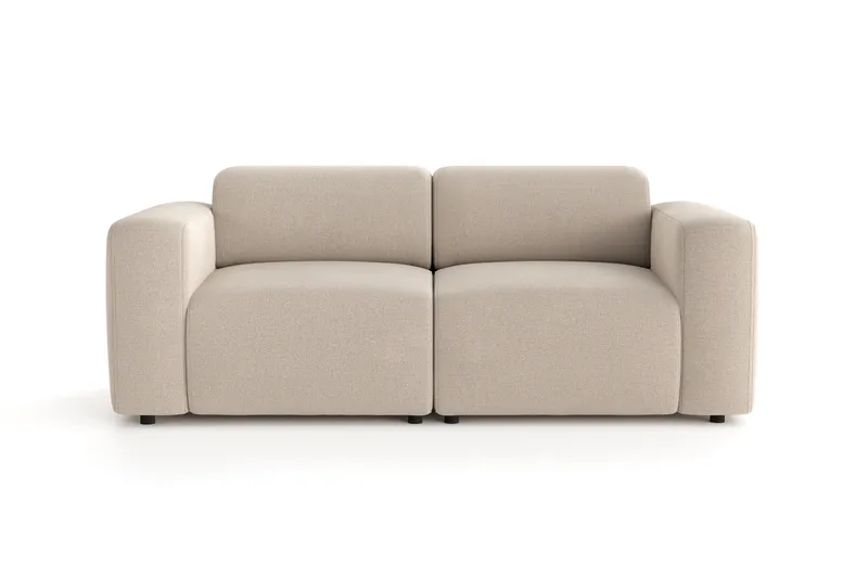 Torvasen 2-personers sofa i stof - Beige - Møbler - Sofaer - 2 personers sofa