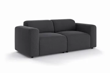 Torvasen 2-personers sofa i stof - Sort - Møbler - Sofaer - 2 personers sofa