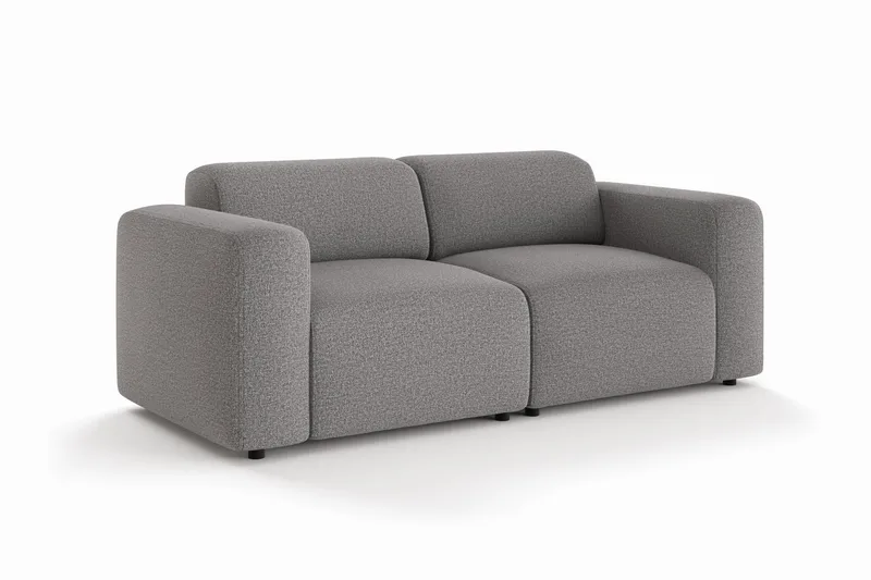 Torvasen 2-personers sofa i stof - Grå - Møbler - Sofaer - 2 personers sofa