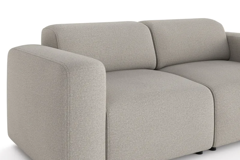 Torvasen 2-personers sofa i stof - Lysegrå - Møbler - Sofaer - 2 personers sofa