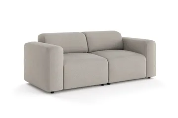 Torvasen 2-personers sofa i stof - Lysegrå - Møbler - Sofaer - 2 personers sofa