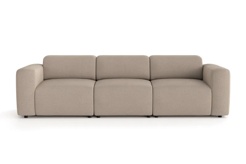 Torvasen 3-personers sofa i stof - Greige - Møbler - Sofaer - 3 personers sofa