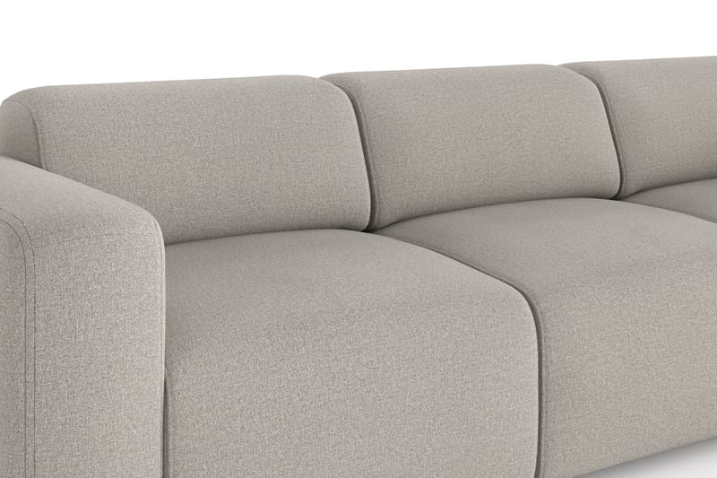 Torvasen 3-personers sofa i stof - Lysegrå - Møbler - Sofaer - 3 personers sofa