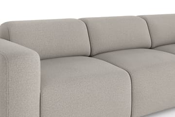 Torvasen 3-personers sofa i stof - Lysegrå - Møbler - Sofaer - 3 personers sofa