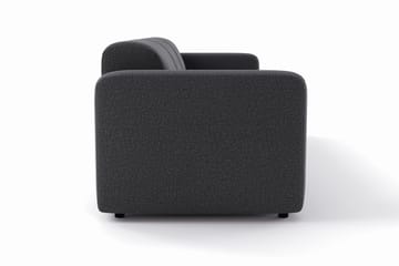 Torvasen 3-personers sofa i stof - Sort - Møbler - Sofaer - 3 personers sofa