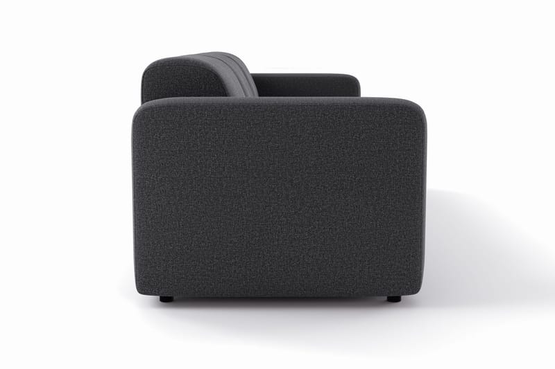 Torvasen 3-personers sofa i stof - Sort - Møbler - Sofaer - 3 personers sofa