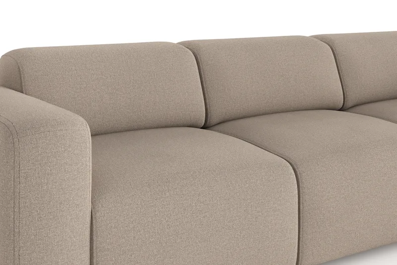 Torvasen 3-personers sofa i stof - Greige - Møbler - Sofaer - 3 personers sofa