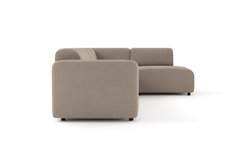 Torvasen 5-personers sofa med chaiselong højre i stof - Greige - Møbler - Sofaer - Sofa med chaiselong