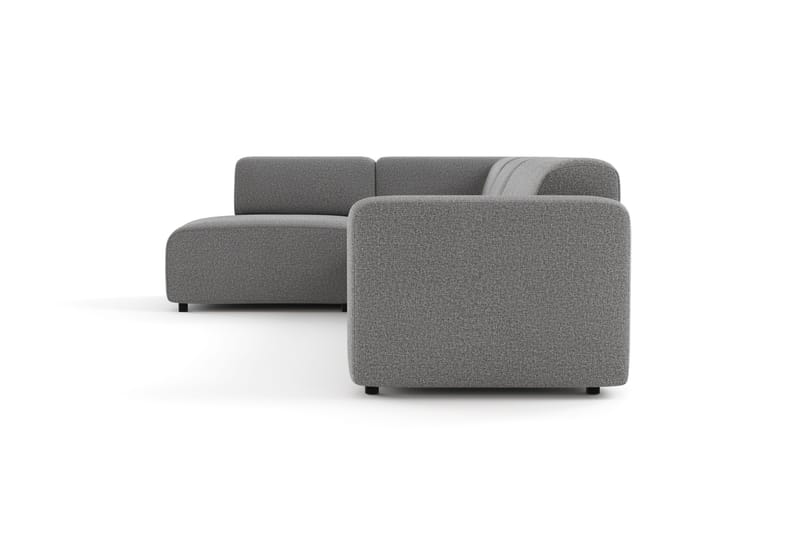 Torvasen 5-personers sofa med chaiselong venstre i stof - Grå - Møbler - Sofaer - Sofa med chaiselong