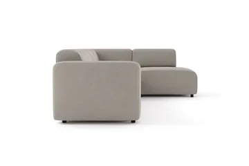 Torvasen 5-personers sofa med chaiselong højre i stof - Lysegrå - Møbler - Sofaer - Sofa med chaiselong