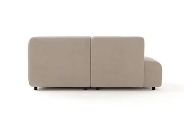 Torvasen 6-personers sofa med dobbelt chaiselong i stof - Beige - Møbler - Sofaer - U Sofa