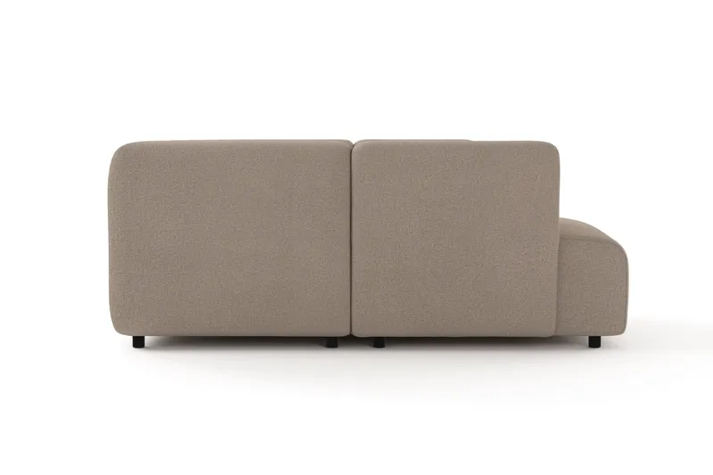 Torvasen 6-personers sofa med dobbelt chaiselong i stof - Greige - Møbler - Sofaer - U Sofa