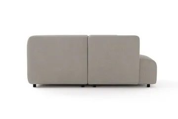 Torvasen 6-personers sofa med dobbelt chaiselong i stof - Lysegrå - Møbler - Sofaer - U Sofa