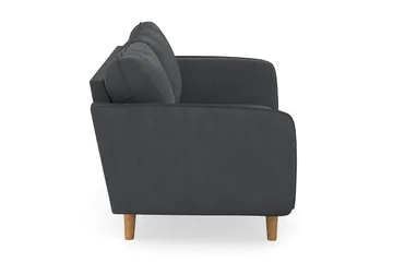 Trend Lyx 2-personers Manchestersofa - Mørkegrå - Møbler - Sofaer - 2 personers sofa
