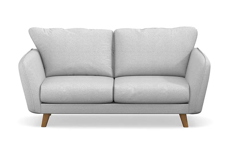 Trend Lyx 2-personers Stofsofa, Lysegrå