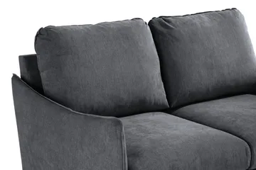 Trend Lyx 2-Pers. Sofa - Mørkegrå/Eg - Møbler - Sofaer - 2 personers sofa