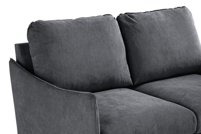 Trend Lyx 2-Pers. Sofa - Mørkegrå/Eg - Møbler - Sofaer - 2 personers sofa