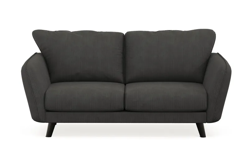 Trend Lyx 2-personers Manchestersofa, Mørkegrå