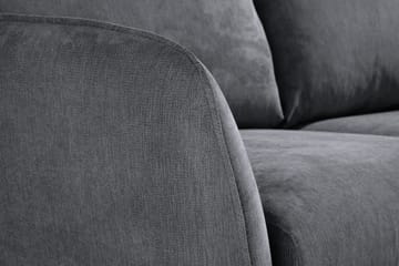 Trend Lyx 2-Pers. Sofa - Mørkegrå/Eg - Møbler - Sofaer - 2 personers sofa