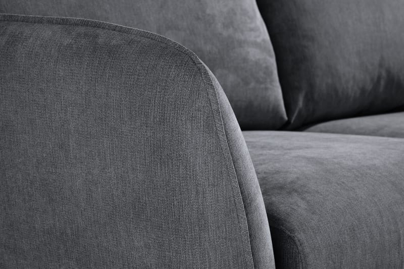 Trend Lyx 2-Pers. Sofa - Mørkegrå/Eg - Møbler - Sofaer - 2 personers sofa