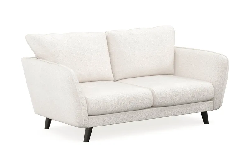 Trend Lyx 2-personers Sofa i Bouclé - Hvid - Møbler - Sofaer - 2 personers sofa