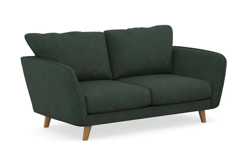 Trend Lyx 2-personers Manchestersofa - Mørkegrøn - Møbler - Sofaer - 2 personers sofa